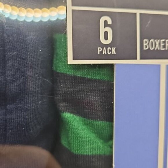 Nautica Boxer Briefs Six (6) Pack Size Small 5" Inseam Tagless Classic Fit NWT - Picture 6 of 16